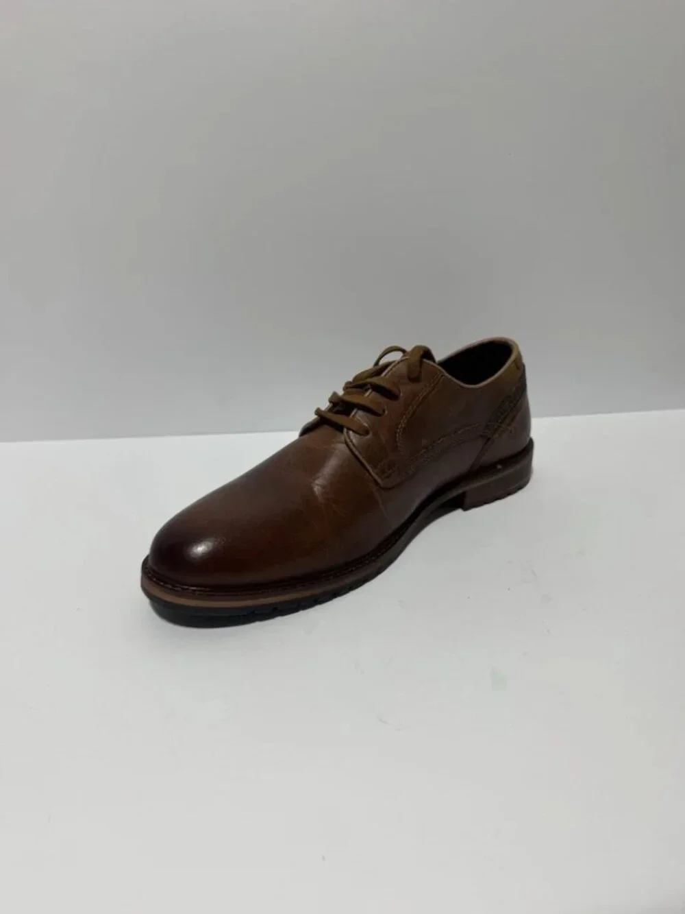 Steve Madden Mens Fallon Oxford Cognac Leather Size 12 M